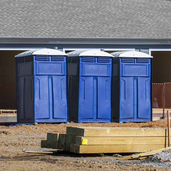 is there a specific order in which to place multiple portable restrooms in Frankstown PA